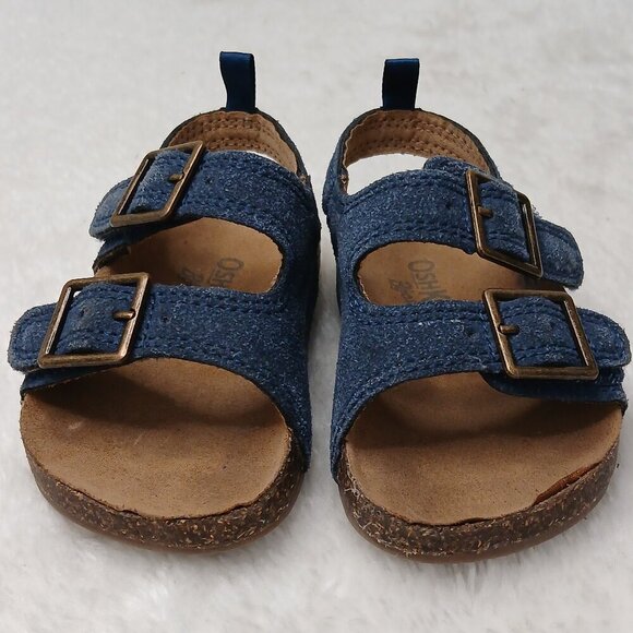 Baby OshKosh B'Gosh Sandals Blue Size 4 - Picture 4 of 8
